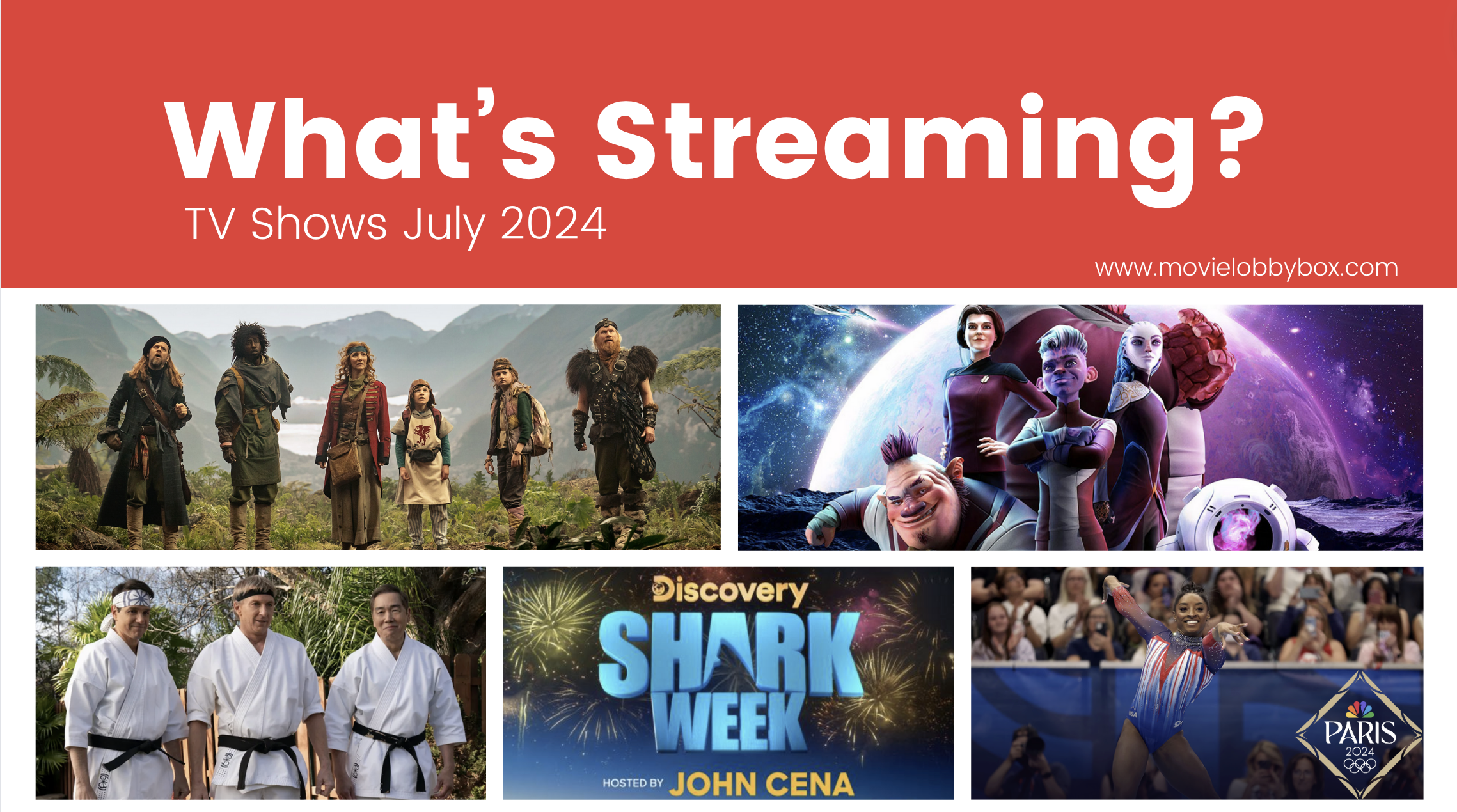 What's Streaming July 2024? Lobby Box