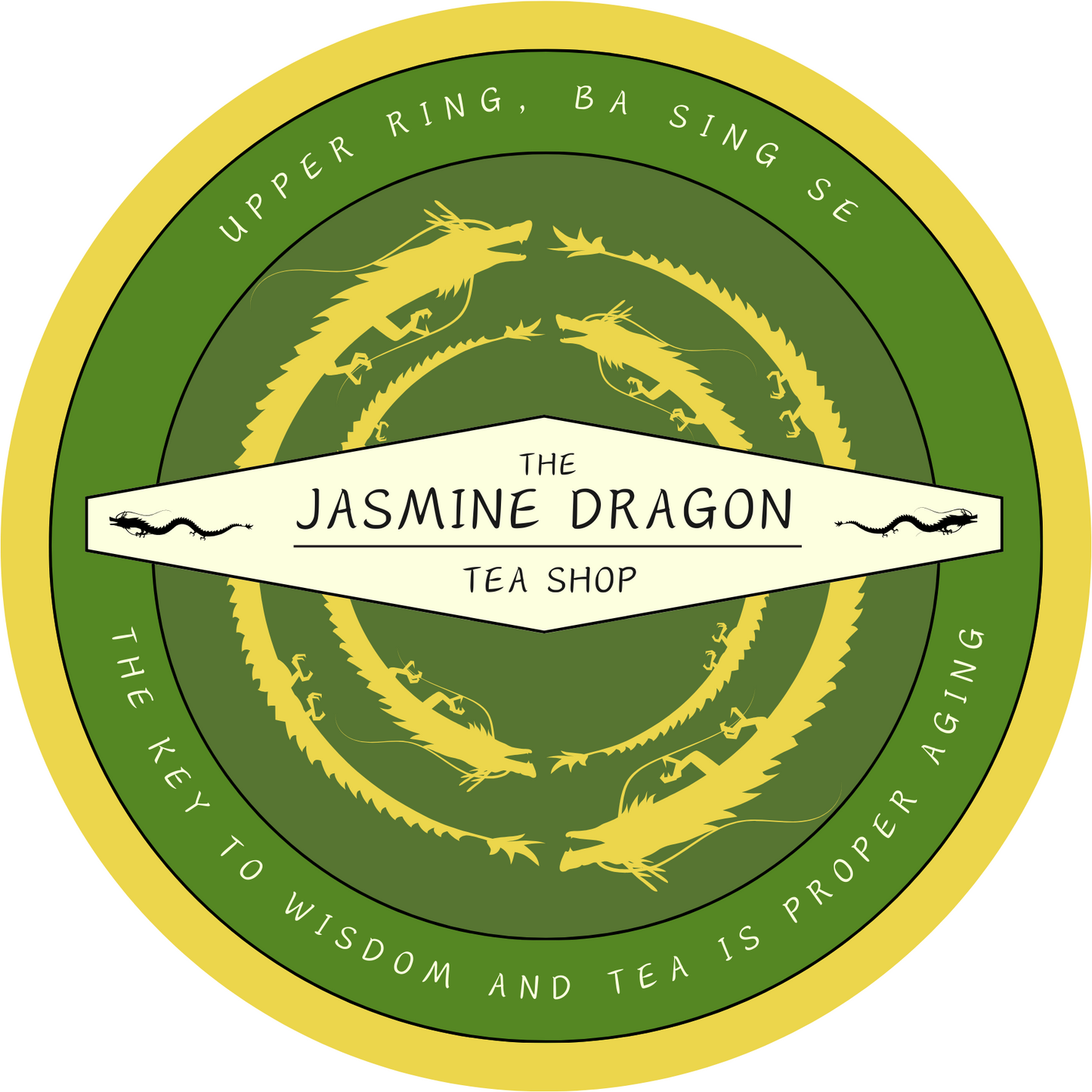 Uncle Iroh's The Jasmine Dragon Tea Shop - Sticker with Matte Finish